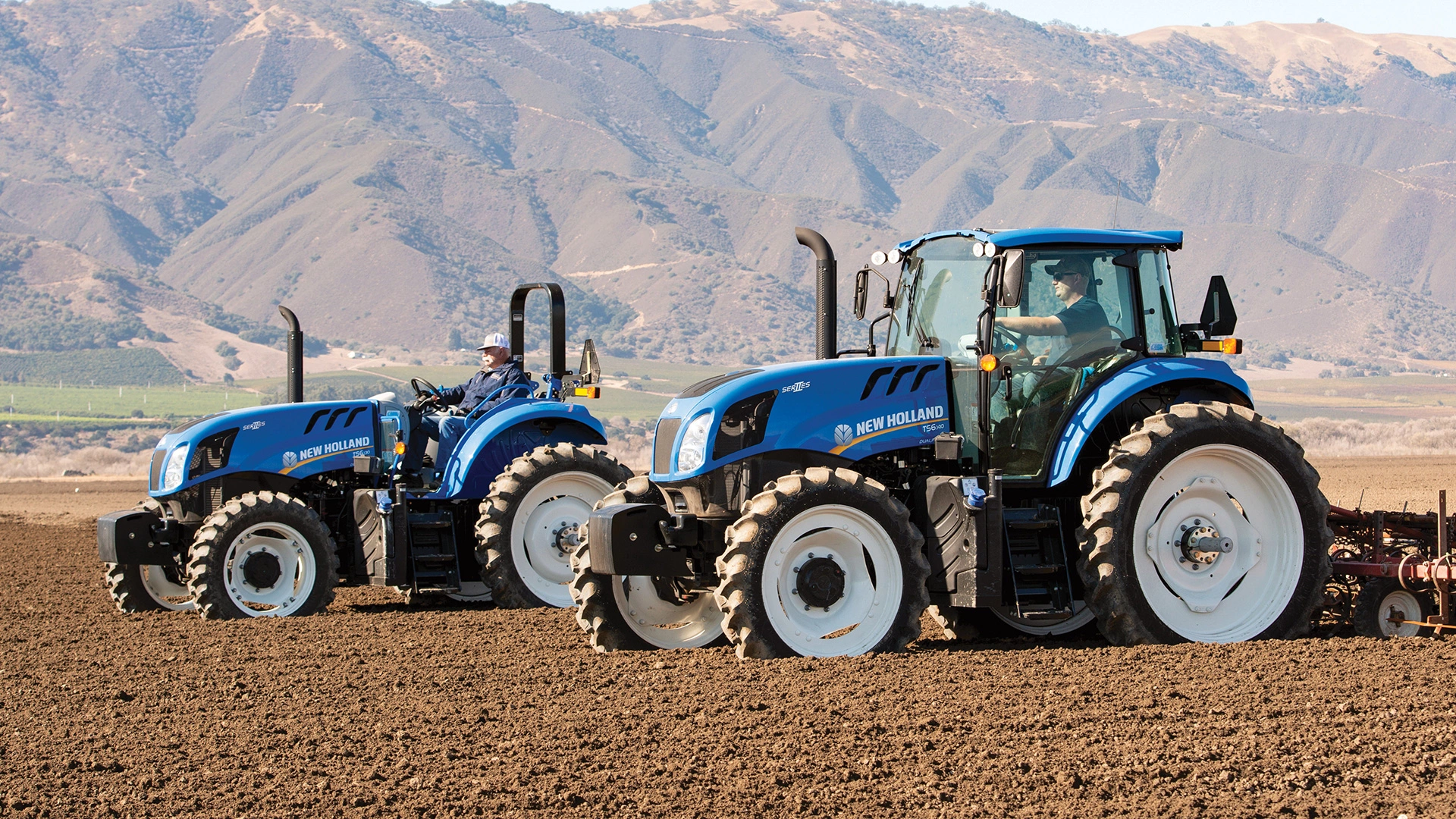 TS6 Series II tractors in both cab and ROPS configurations