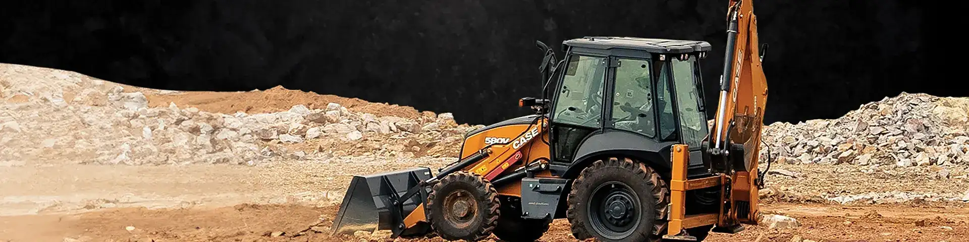 580V Backhoe Loader. Free up your cashflow & Get the job done loudly