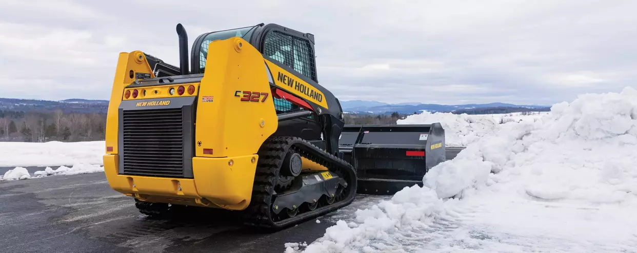 New Holland Construction Compact Track Loaders provide a smooth ride