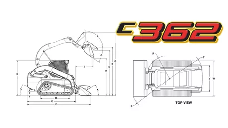 C362 Compact Track Loader Specifications