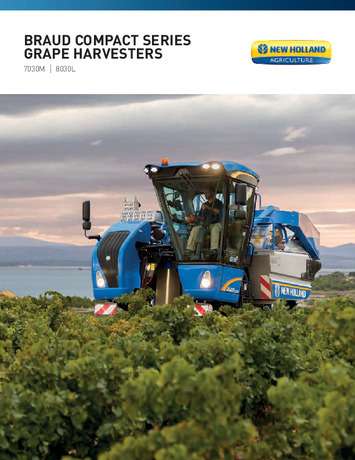 Braud Compact Series Grape Harvester - Brochure