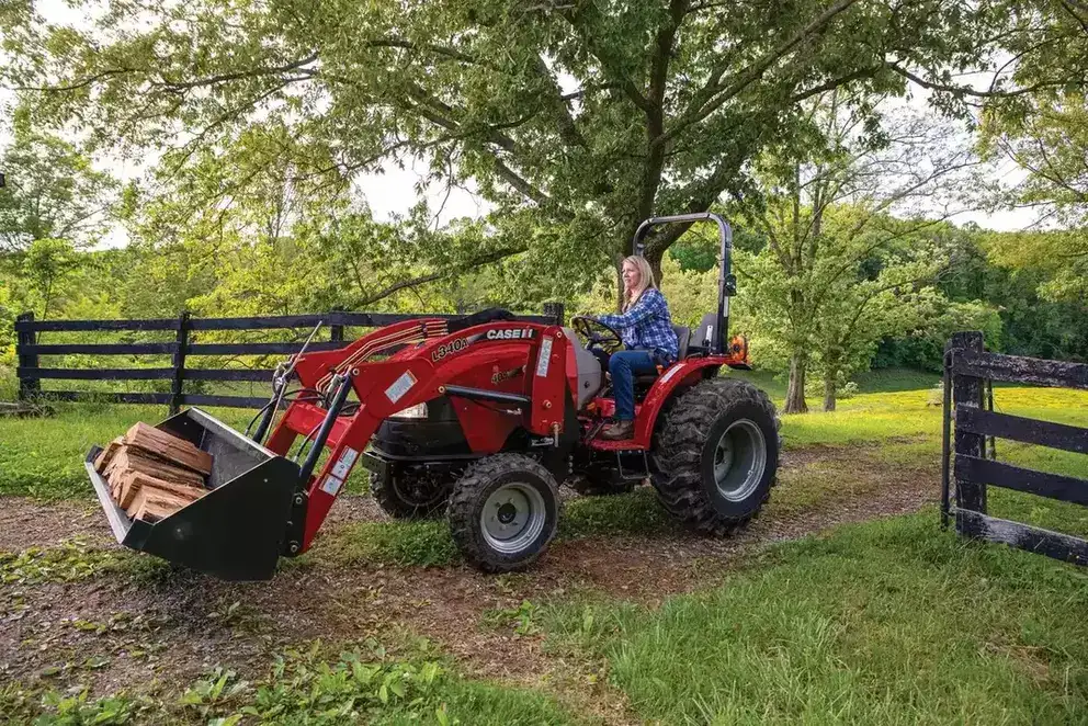 Farmall Compact 40A L340 and RR90 mower