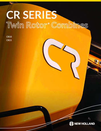 CR10 & CR11 Twin Rotor® Combines - Brochure