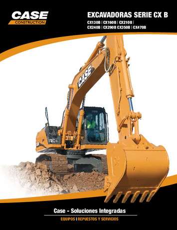 EXCAVADORAS SERIE CX B Folleto