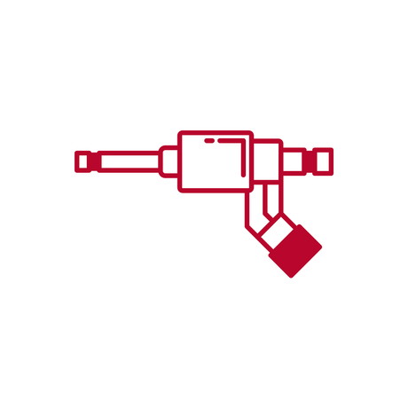 Injector icon in Case IH red