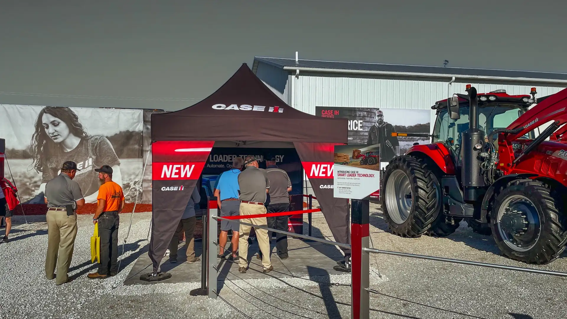 Image of Case IH Tent at Farm show