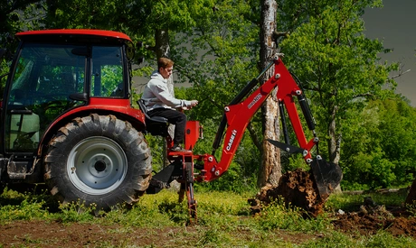 Case IH Backhoe model hero