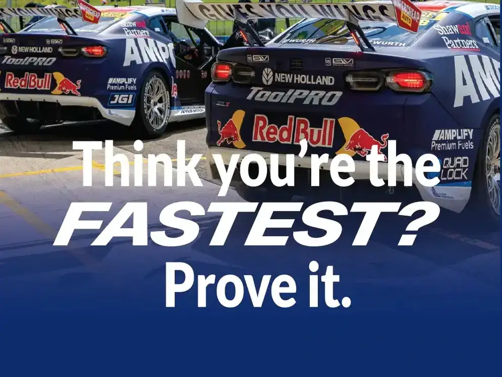 Redbull Racing Triple 8 racing competition hot lap