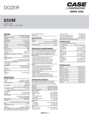 SPEC - 850M