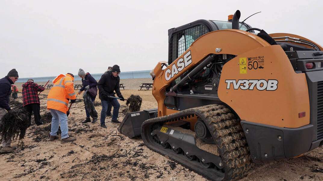 CASE COMPLETES ENVIRONMENTAL BEACH CARE CLEAN-UP PROJECT