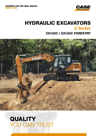 C-Series Crawler Excavators - CX130C Forestry