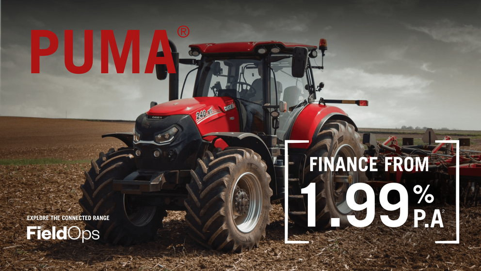 Case IH Geared Up offer for Puma Series tractors with limited time finance rate