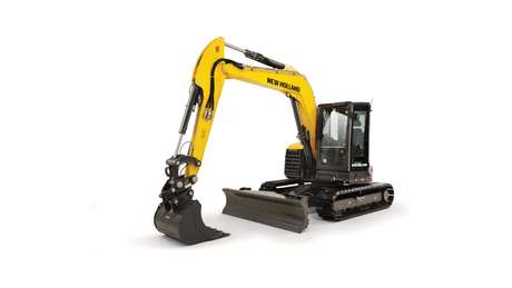 Midi Excavator diagonal profile.