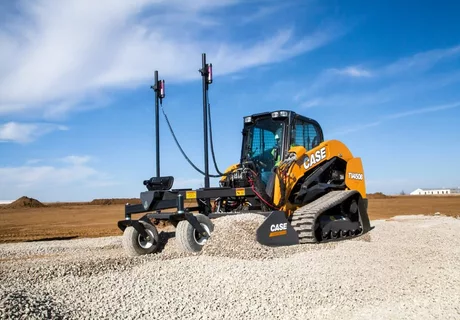 TV450B Compact Track Loader action shot