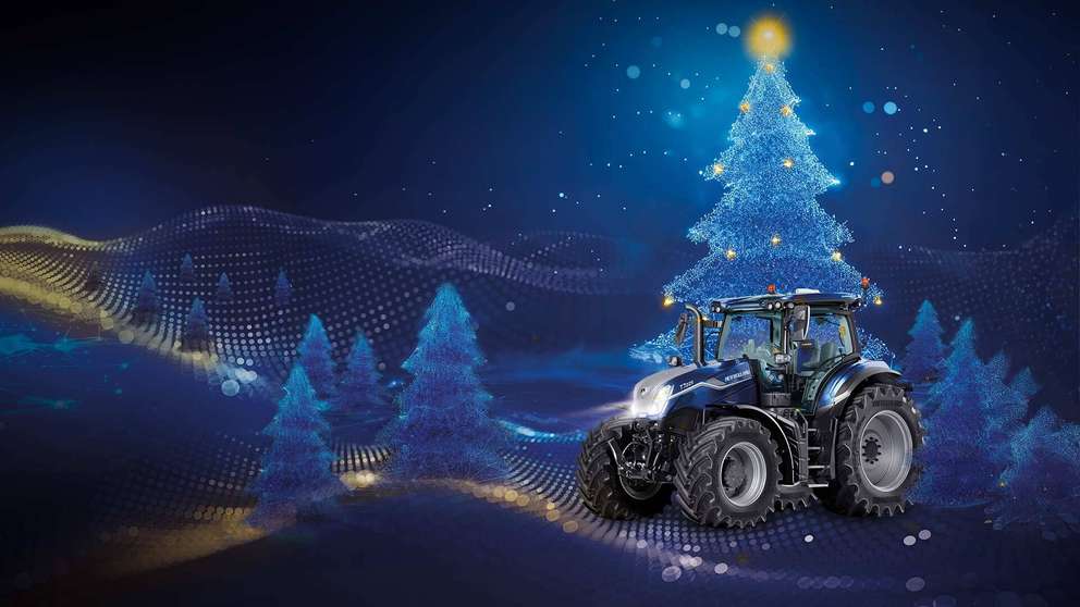 Pełnych magicznej Aury Świąt życzy marka New Holland!