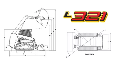 L321 Skid Steer Loader Specifications