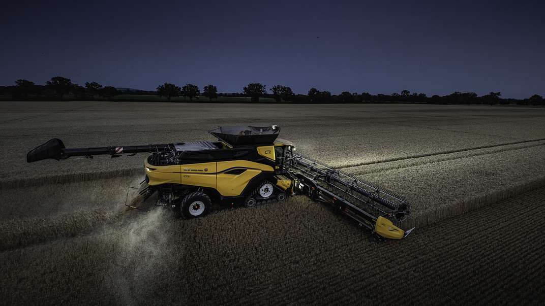 New Holland previews the CR11, the next-generation flagship combine