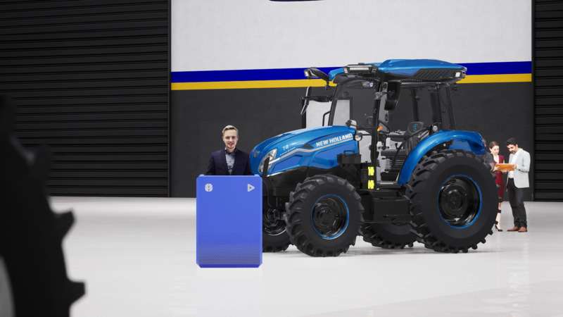 CNH Industrial-varumärket New Holland samarbetar med Microsoft och Touchcast på CES 2023 