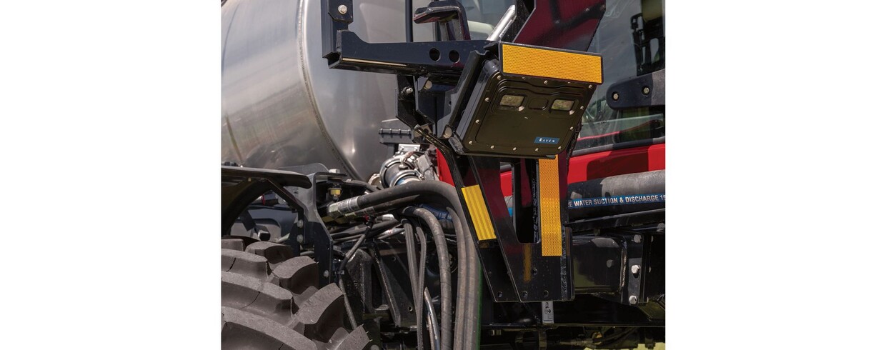 Close up of Case IH VSN Visual Guidance unit