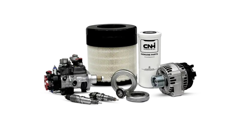 O catálogo de peças genuínas da CASE é amplo e fácil de consultar.