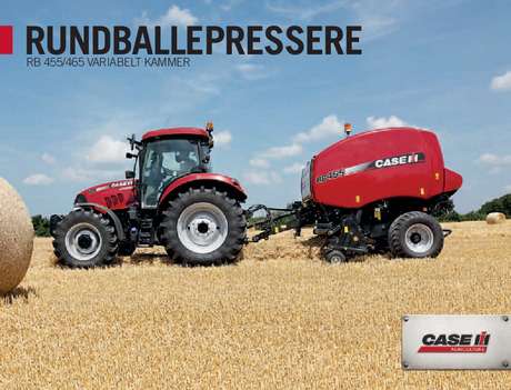 Rundballepressere med variabelt kammer RB455/465