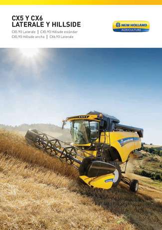 Folleto - CX5 ＆ CX6 - LATERALE Y HILLSIDE - TIER 4B