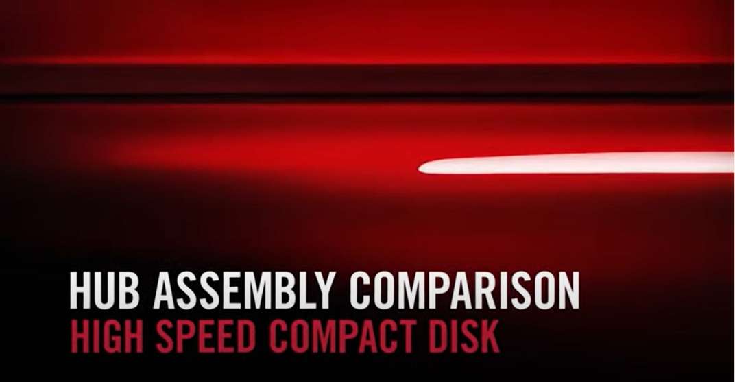 Hub assembly High Speed Compact Disk