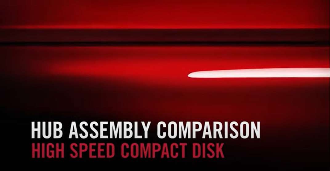 Hub assembly High Speed Compact Disk