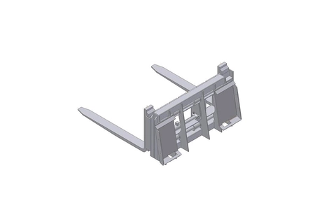 Pallet Forks with Side Shift for SSL CASE Construction Equipment