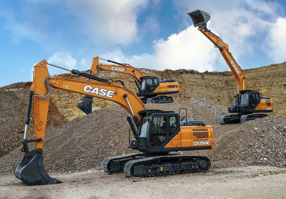 case excavator models