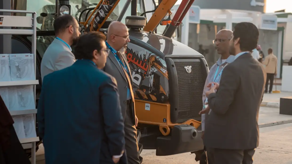 CASE Construction Makes a Powerful Statement at Saudi Infrastructure Expo