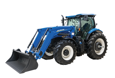 New Holland tractor with an LA Series Front Loader