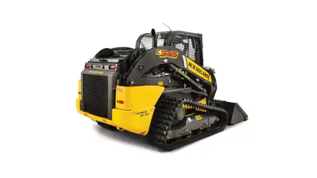 Compact track loader diagonal profile.