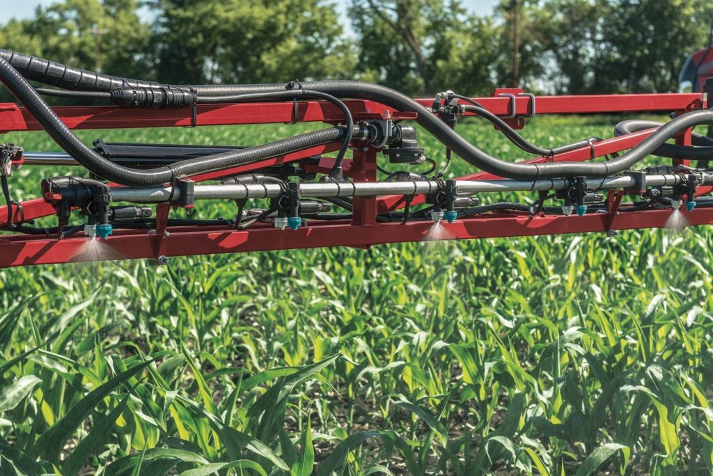 The latest spray technology from Case IH delivers accurate application rates across the spray boom, regardless of speed and terrain.
