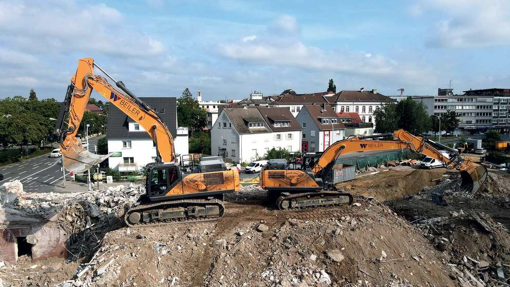 CASE CX Raupenbagger bei der Beiler GMBH