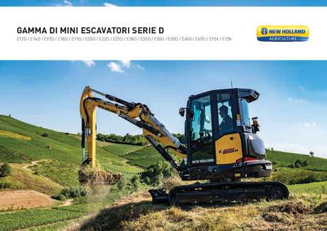Mini Escavatori Cingolati Serie D - Brochure
