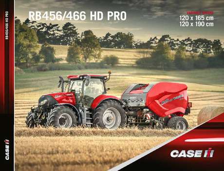 Rundballenpressen RB456/466 HD PRO-Serie Variable Kammer