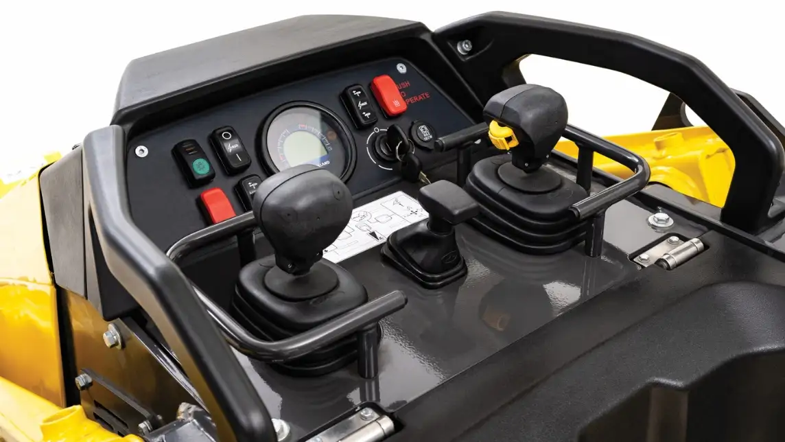 Mini track loader operator platform