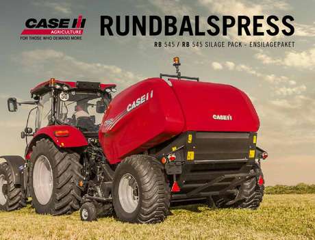 Rundbalspressar RB 545 fixkammare