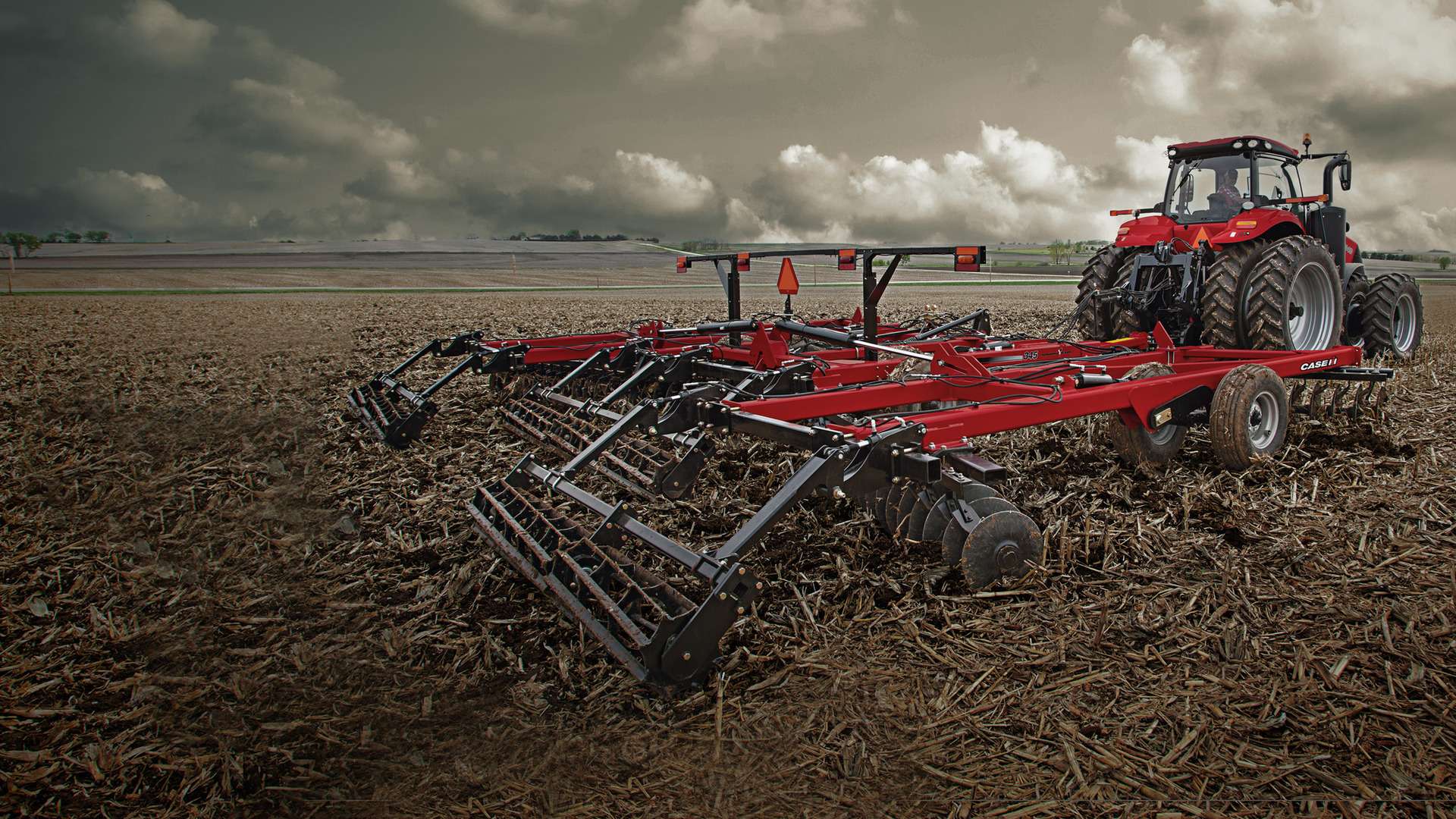 True-Tandem disk harrow