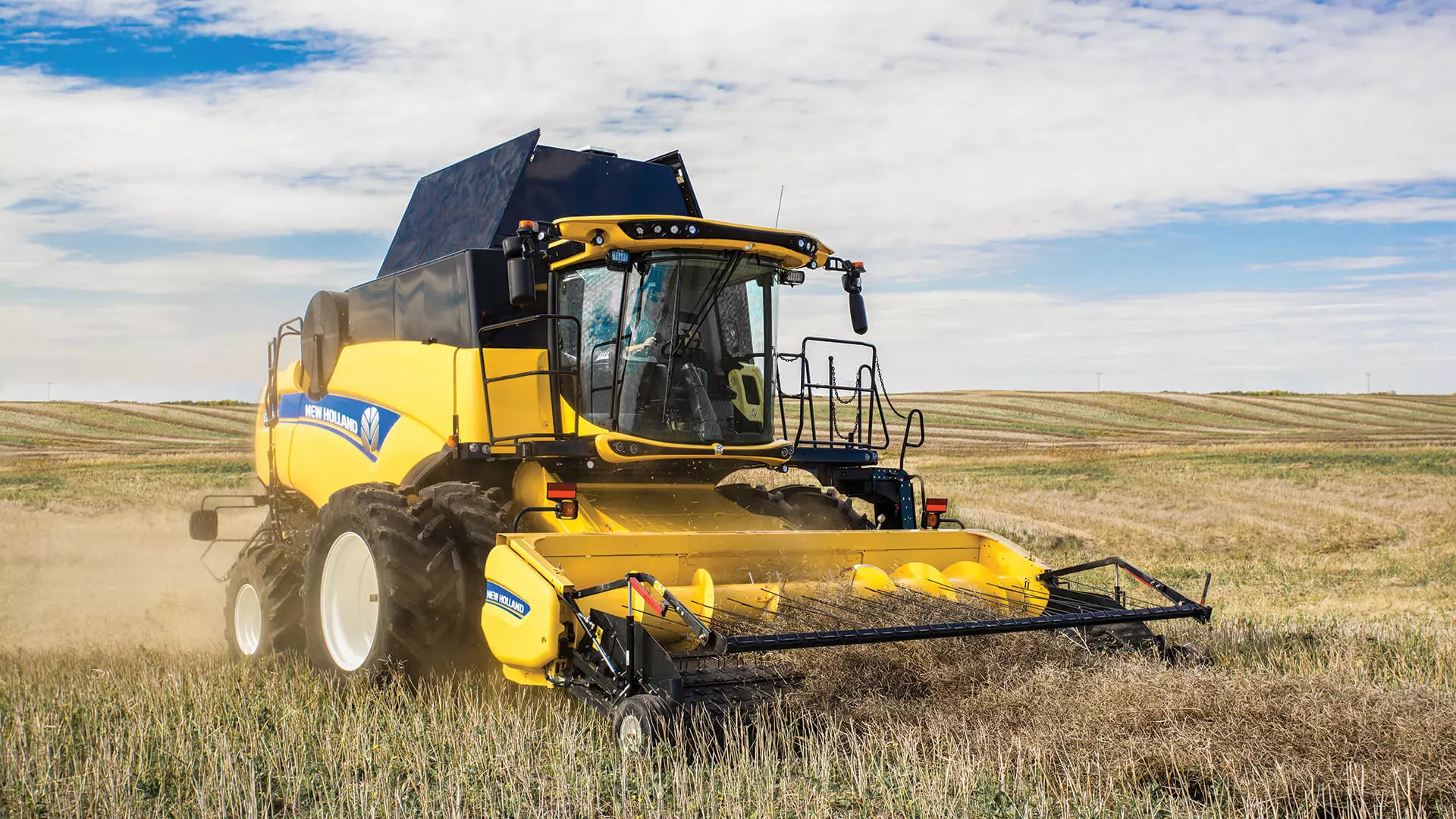 New Holland launches the world's most powerful combine harvester