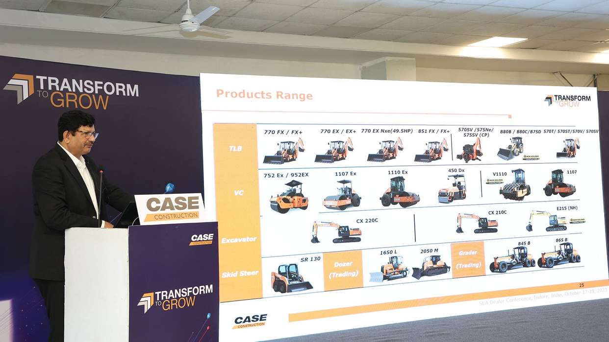 CASE holds sea dealer conference in Pithampur, India