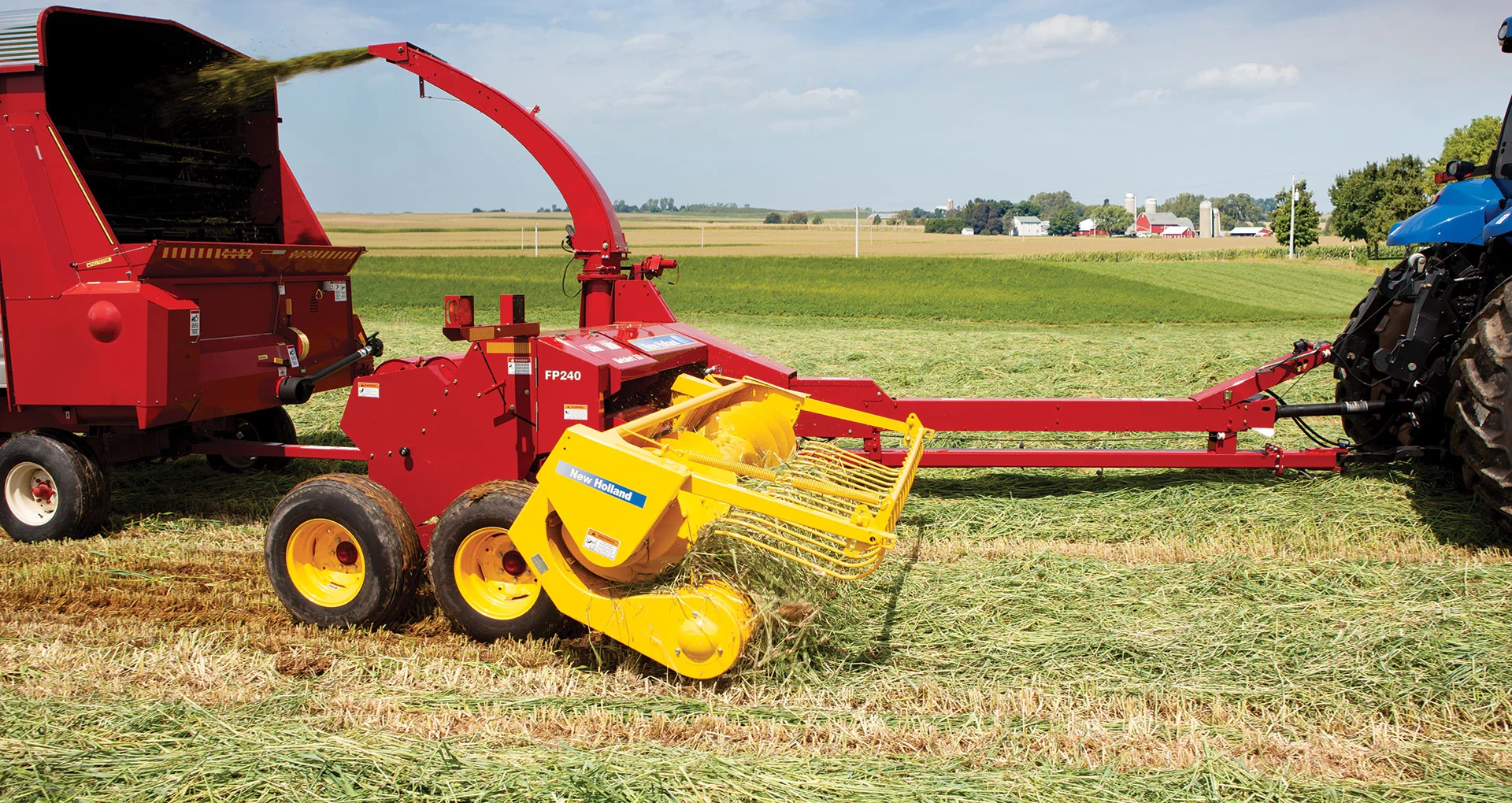 Pull-Type Forage Harvester Flail Chopper New Holland