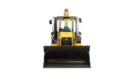 Tractor Loader front view.