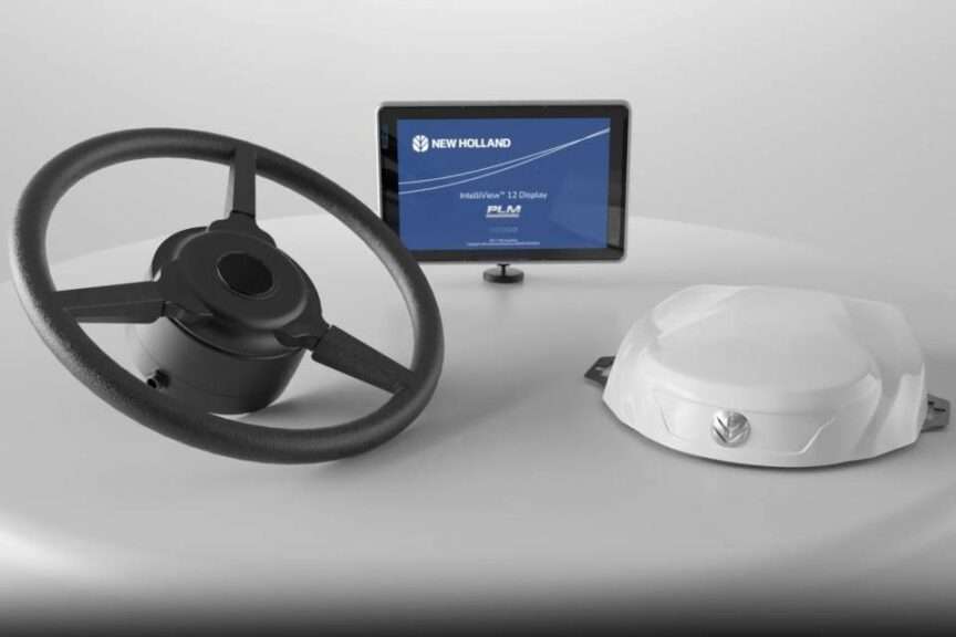 New Holland IntelliView 12 guidance kit with display