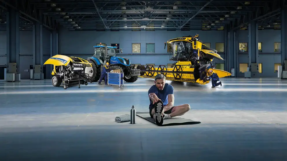 Vind en eksklusiv New Holland fabrikstur