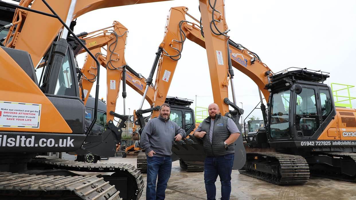 Civils & Construction Solutions signs CX130E deal at the UK CASE Roadshow