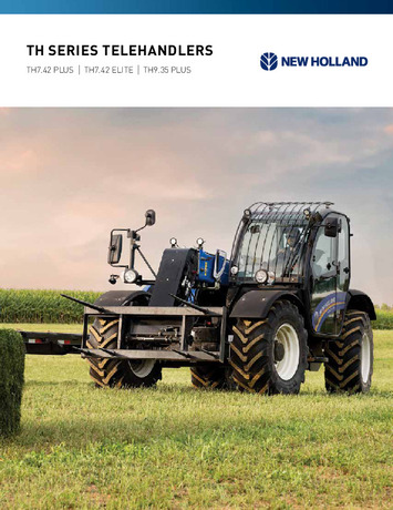 TH Series Telehandlers - Brochure