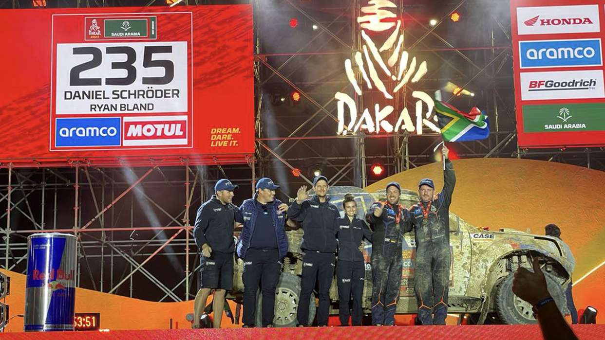  CASE is proud sponsor of Daniel Shröder and Ryan Bland in the Dakar 2023, the world’s toughest rally race