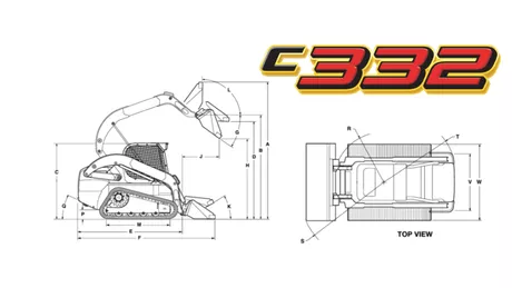 C332 Compact Track Loader Specifications